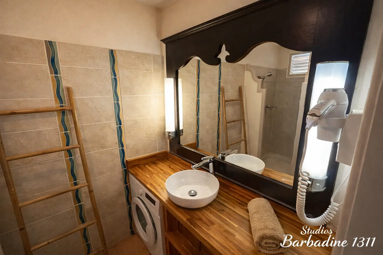 1311 Salle de bain tropicale moderne